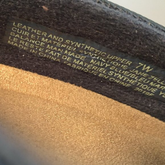 Navy loafers, size 7W - Picture 8 of 8